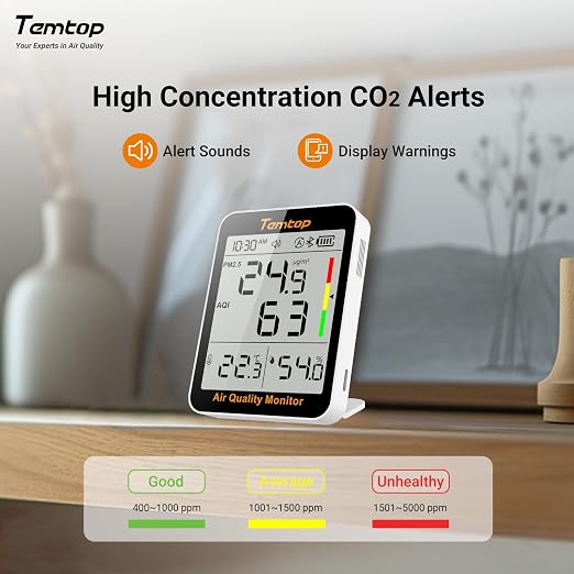 Temtop Smart Indoor Thermometer C1+ - Image 5