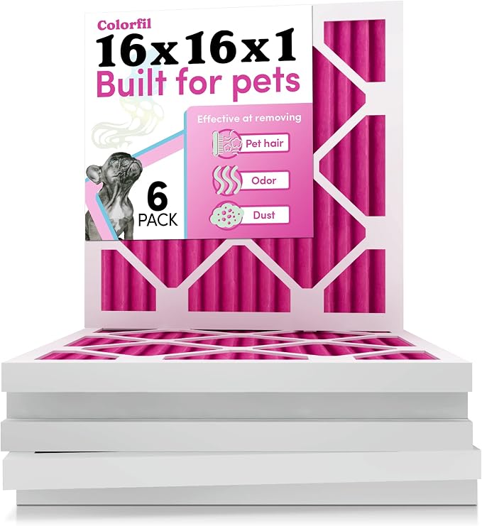 16x16x1 Air Filter by Colorfil | Color Changing Filters by ColorfilAirFilters