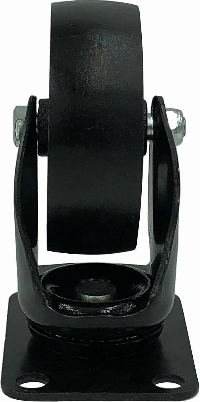FactorDuty Set of 4 Metal Swivel Plate Caster Wheels, 3.5" Combo - Image 4