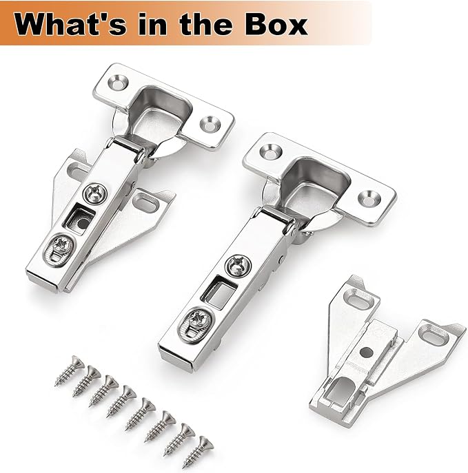 Probrico Full Overlay Soft Opening Face Frame Mounting Concealed Hinges - Image 7