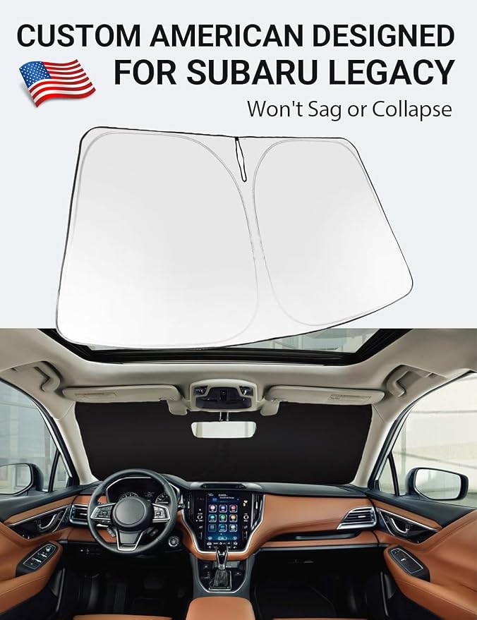 Proadsy 2026 Upgrade Windshield Sun Shade Custom Fit 2020-2025 Legacy Foldable - Image 2