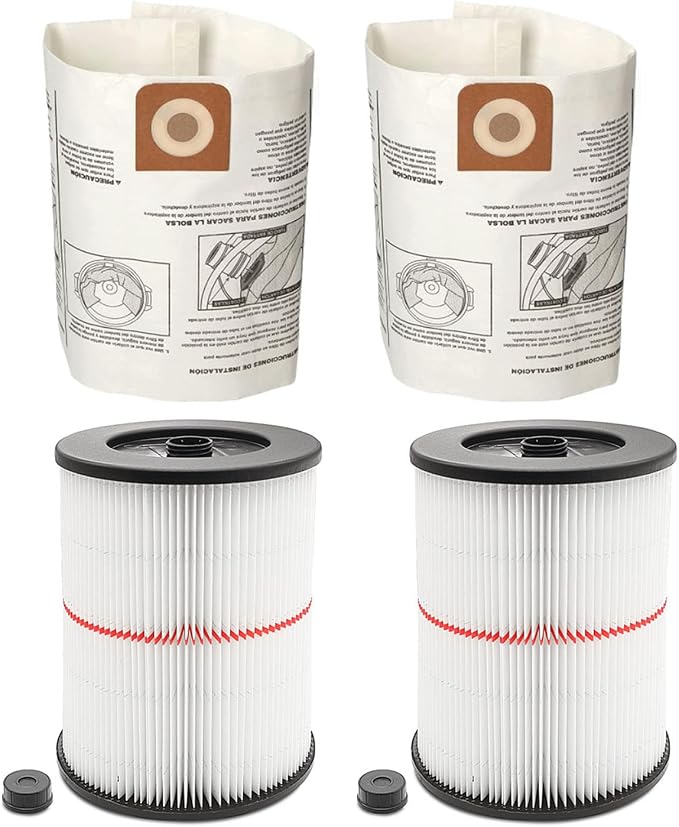 17816 Filter for Craftsman Shop Vac Filter 9-17816 Wet/Dry Air Filter fit 5 6 8 by MZYLLC