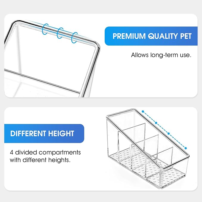 MaxGear Remote Control Holder Clear TV Remote control Storage Organizer Small - Image 2