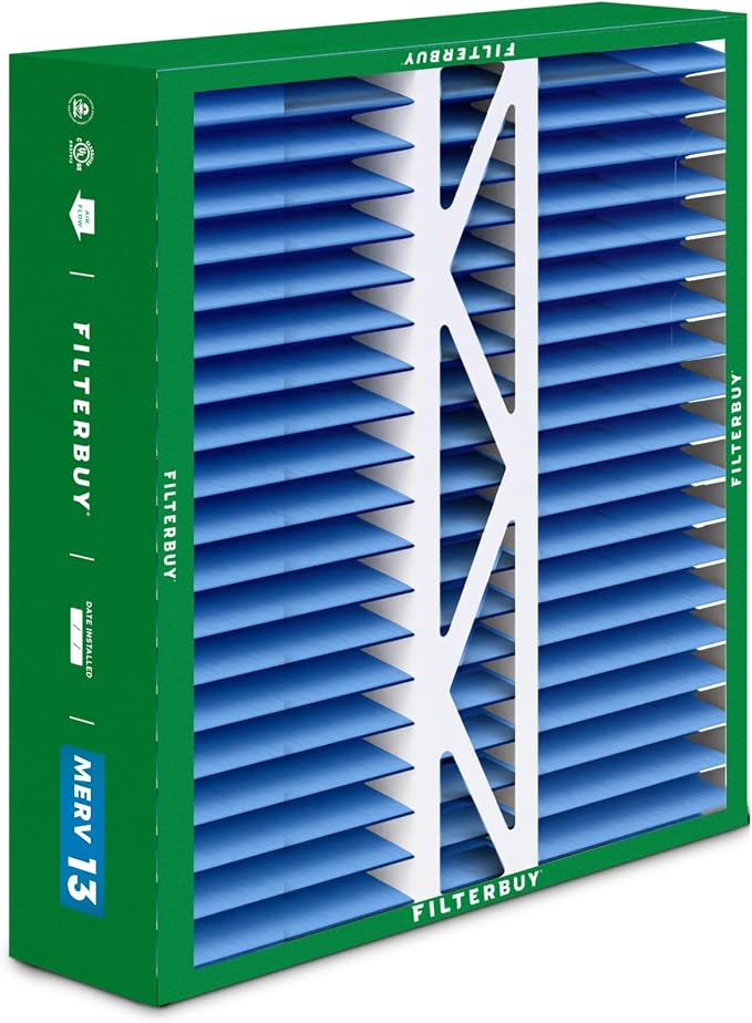 Filterbuy 16x22x5 Air Filter MERV 13 Optimal Smoke & Allergy Defense, Pleated - Image 8