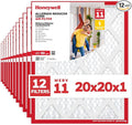 Honeywell 20x20x1 MERV 11 Allergen Reducer 11000 Electrostatic Pleated HVAC AC by HoneywellAirComfort