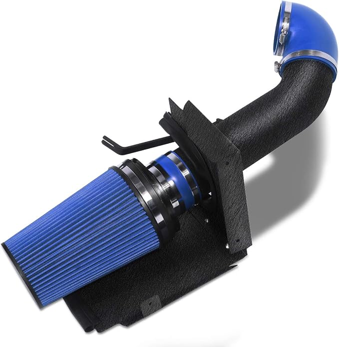 4 inch Cold Air Intake Black Tube + Heat Shield by MOOSUN