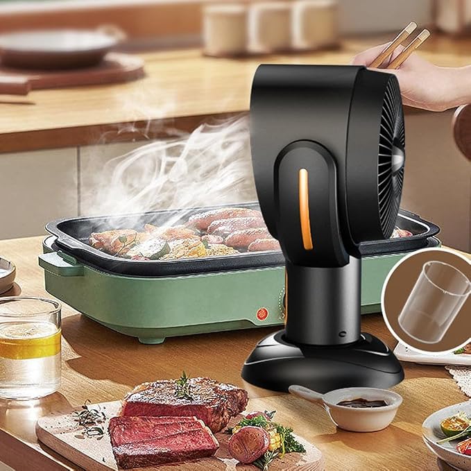 Smoke Fan for Indoor Smoking, High Fan Air Purifier and Odor Eliminator - Image 6