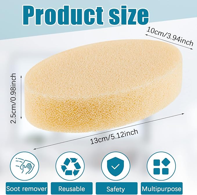 4 Pcs Lamp Shade Sponge Dry Lampshade Cleaner Fabric Cleaner Cleaning Reusable - Image 3