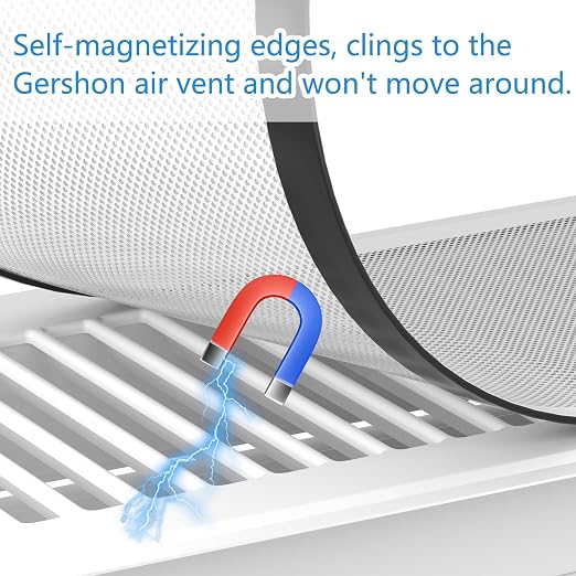 Hon&Guan Floor Vent Covers, Strong Magnetic Air Filters, 4.7x10.2'' PVC Floor - Image 5