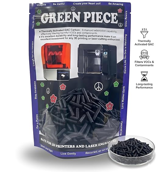 Activated Carbon Pellets for 3D Printers & Laser Engravers – Thermally - Image 5