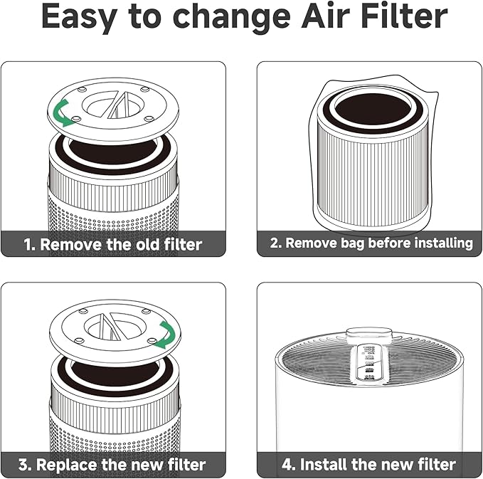 2 Pack AC400 Replacement Filter Compatible - Image 6