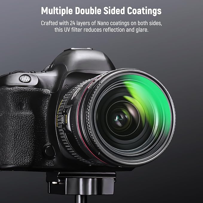 NEEWER 55mm MC UV Protection Filter 24 Layer Multi Resistant Nano Coatings/HD - Image 3