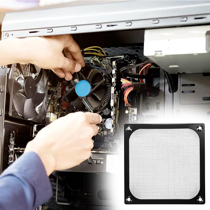 QWORK 120mm Computer Fan Filter Grills - Image 8
