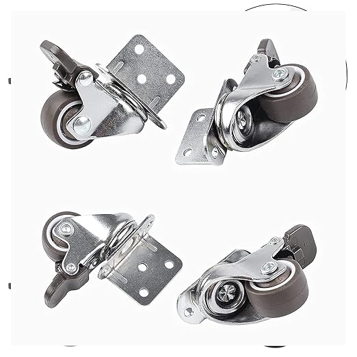 HOWDIA 1.25" Swivel Plate Caster Wheels - Image 5