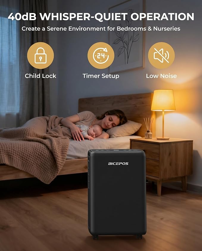 2000 Sq.Ft Dehumidifier for Basement, 30 Pints Dehumidifiers for Home - Image 4