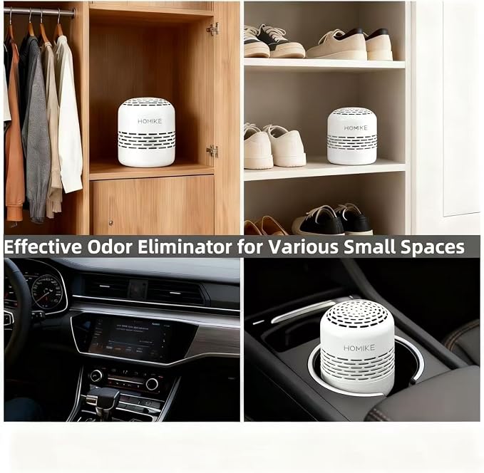 HOMIKE Refrigerator Deodorizer, Odor Eliminator, Last up to 10 Years - Image 4