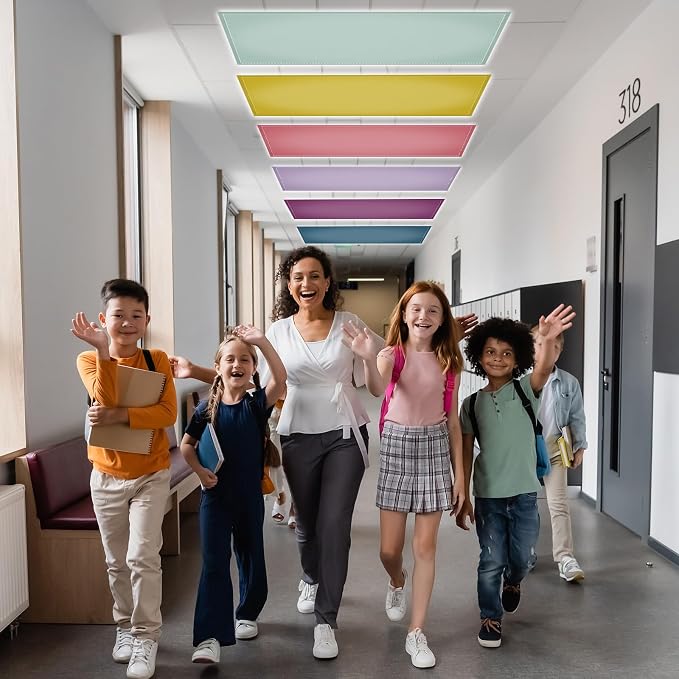 6PCS Fluorescent Light Covers, 4x2 Feet Magnetic Light Cover Fluorescent Lights - Image 5