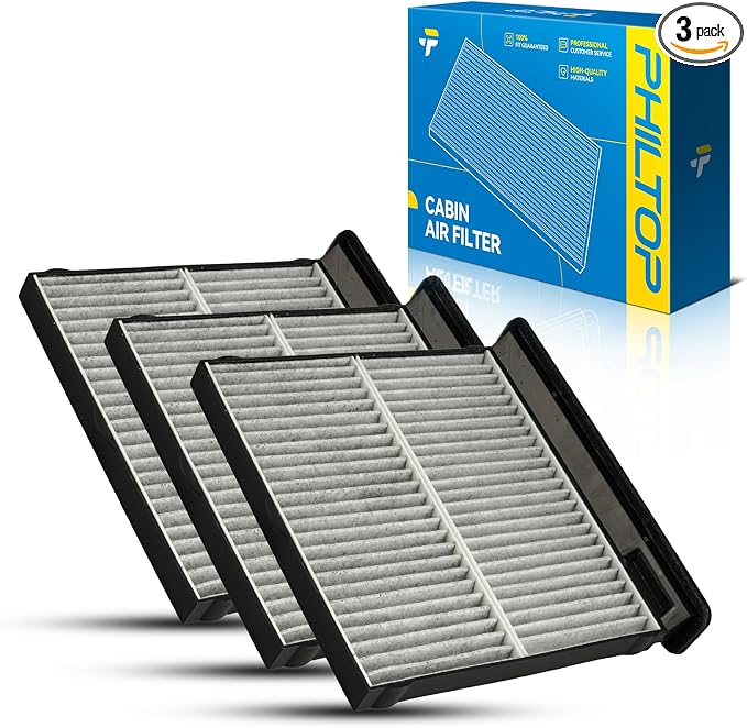 PHILTOP HEPA Cabin Air Filter w/Activated Carbon, Compatible by PHILTOP