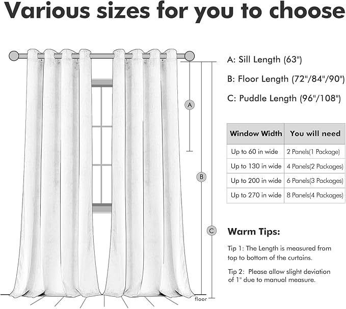 MIULEE Christmas Burgundy Velvet Curtains Solid Soft Red Blackout Curtains Grommet Thermal Soundproof Room Darkening Long Black Out Drapes for Living Room Bedroom 52 x 96 Inch Length 2 Panels
