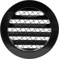 Repa Market 4 Inch Heavy-Duty Black Aluminum Alloy Gable Vent by RepaMarket