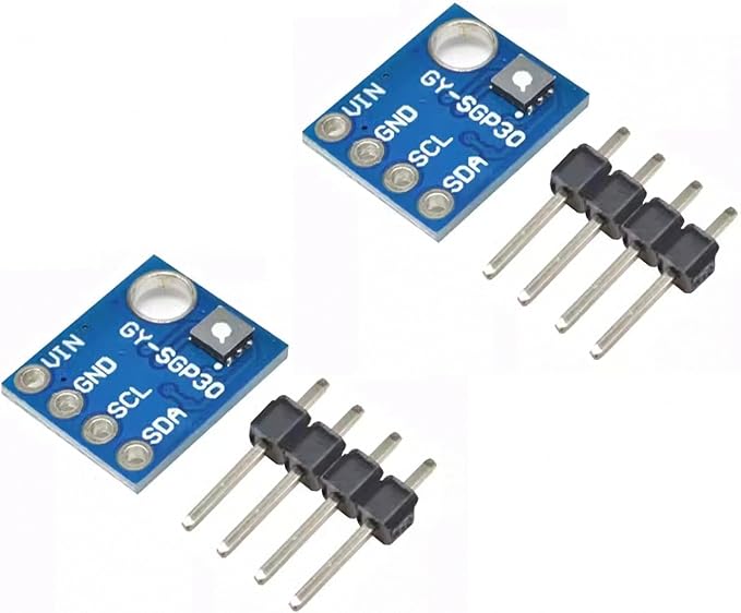2pcs GY-SGP30 SGP30 TVOC Gas Sensor Air Quality Monitoring Detect Sensor Indoor by Unknown