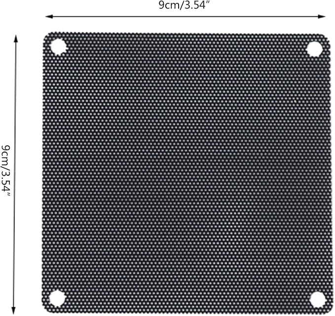 Frame Dust Filter for Computer Fan PC Fan Dust Filter Mesh PVC Computer Fan - Image 4