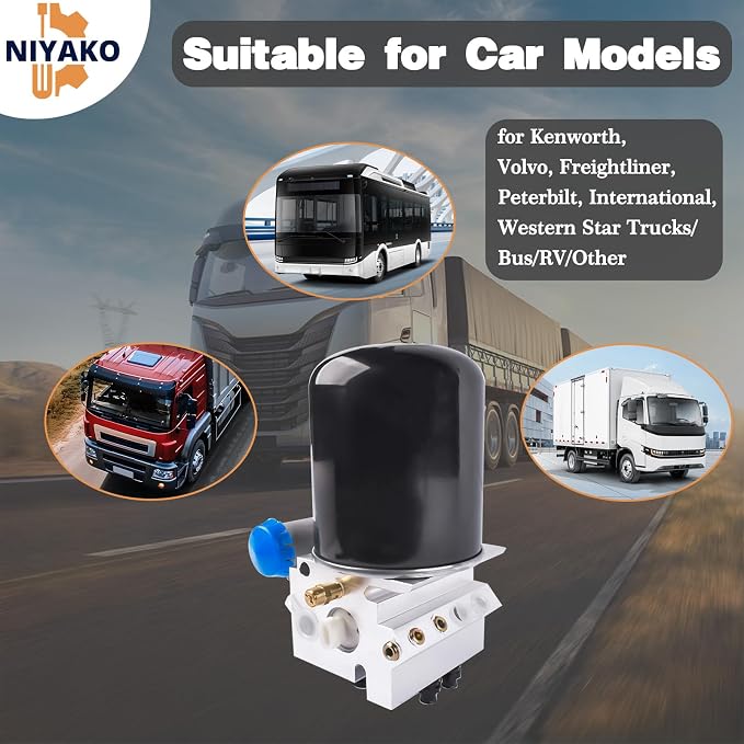 801266 Air Dryer 12 Volt Direct Fit V'-olvo, F'-reightliner, K'-enworth - Image 3