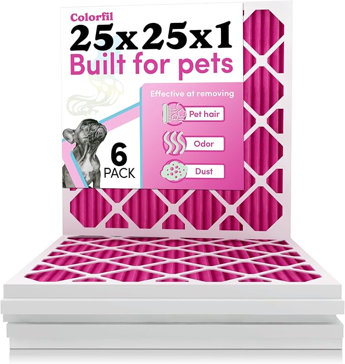 25x25x1 Air Filter by Colorfil | Color Changing Filters by ColorfilAirFilters