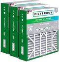Filterbuy 20x25x6 Air Filter MERV 8 Essential Dust & Allergy Defense, Pleated by Filterbuy