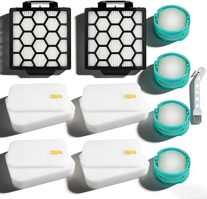 ZU102 Filters for Shark Rotator Pet Upright Vacuum ZU100 ZU102, Include 2 HEPA by AVIKURA