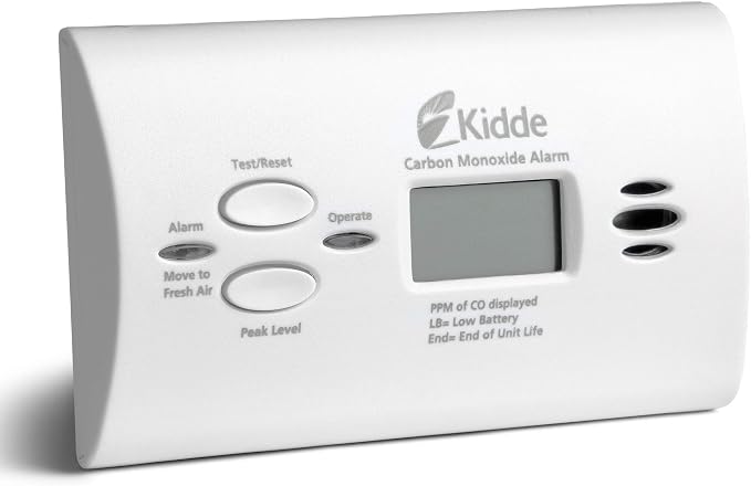 Kidde Carbon Monoxide Detector, AA Battery Powered CO Alarm by Unknown