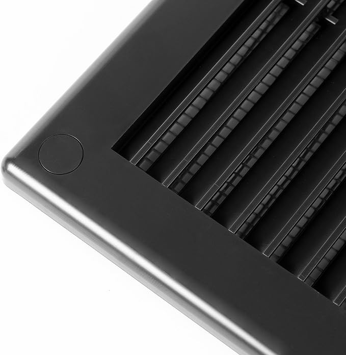 Awenta 8" x 8" Inch Square Plastic Black Ventilation Grille - Image 5