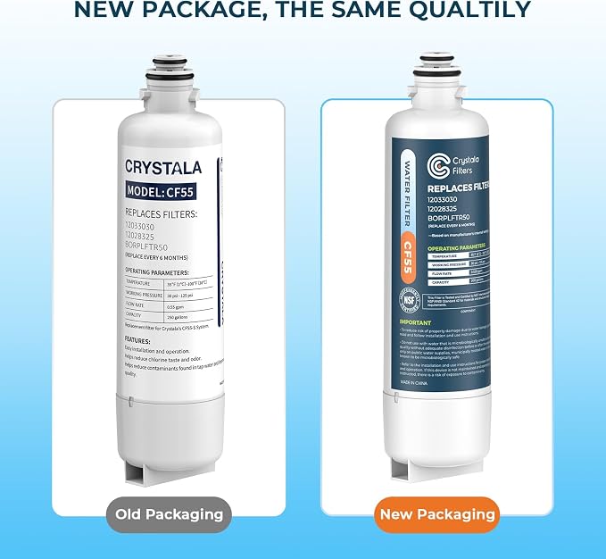 Crystala Filters Replacement for Bosch Ultra Clarity Pro Water Filter, - Image 2