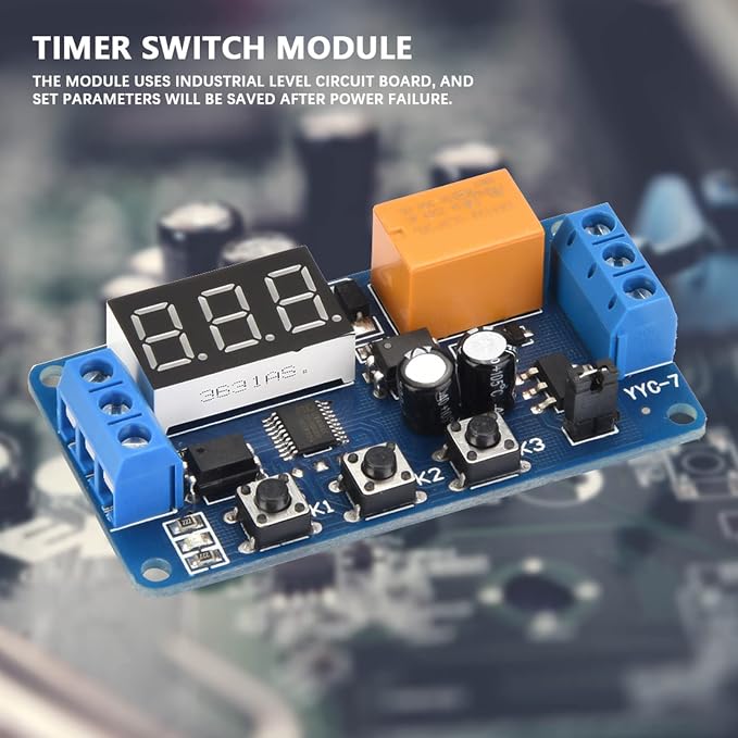 Adjustable Timer Module Time Delay Switch Module 3V 3.7V 4.5V 5V 6V 7.4V Cycle - Image 4