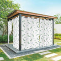 Leaf Outdoor Curtains for Patio Summer Jugal Leaves Pastoral Plant Waterproof by Unknown