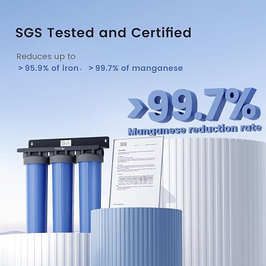 Waterdrop 3-Stage Whole House Water Filter System and Whole House Water Filter - Image 5