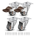 Nefish 4 Pack 1" Small Caster Wheels by Nefish