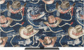 Western Cowboy Hat Indoor TV Cover, Elastic TV Screen Protector Watercolor by Unknown