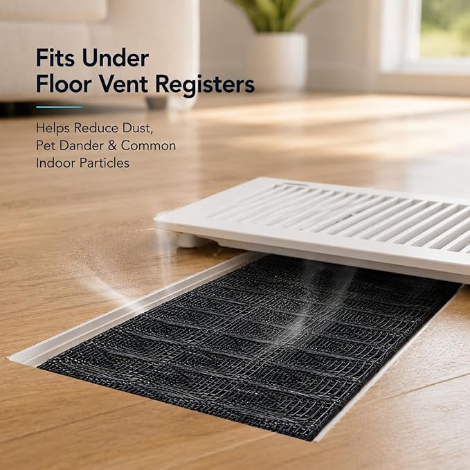 Lite Floor Vent Register Filter, Eco-Friendly Washable Air Vent Filter - Image 3