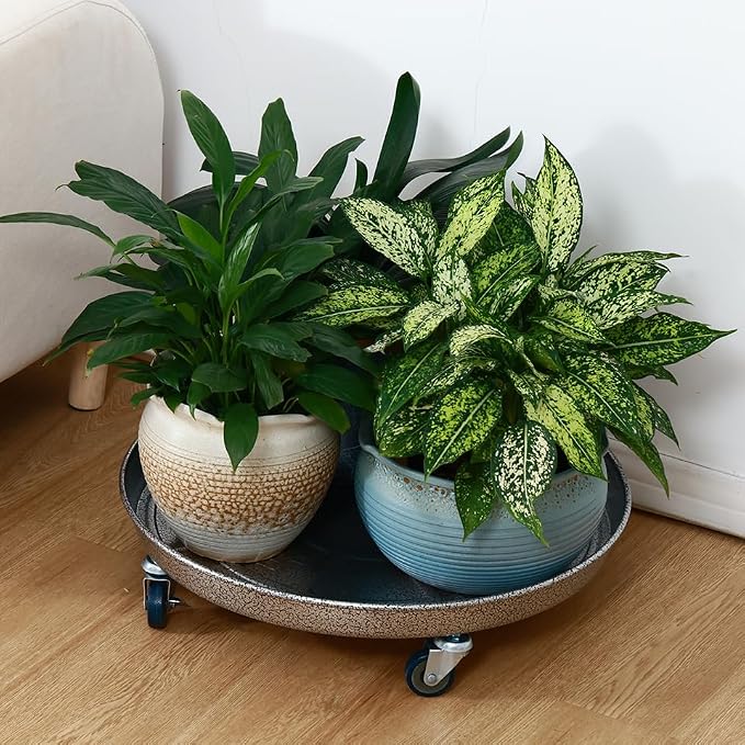 Planterhoma 3 Packs 20 Inch Metal Plant Caddy - Image 7