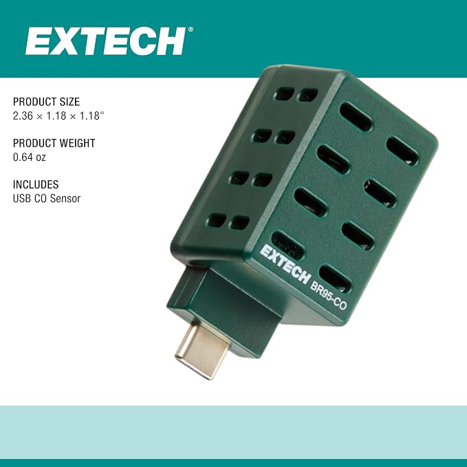 Extech BR95-CO External Carbon Monoxide Sensor Accessory - Image 7