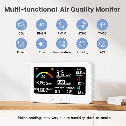 AIRNERGY 12-in-1 Air Quality Monitor Indoor - Image 2