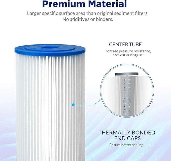 Membrane Solutions 5 Micron Whole House Sediment Water Filter Replacement - Image 5