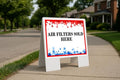 Air Filters Sold Here 4Th Of July American Flag Usa Patriotic Red Blue Stars by WorkHouseSigns