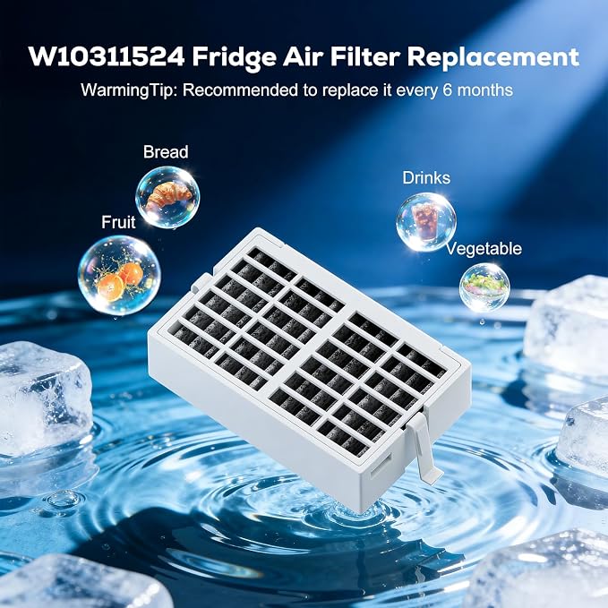 W10311524 AIR1 Refrigerator Air Filter Cartridge Replacement - Image 11