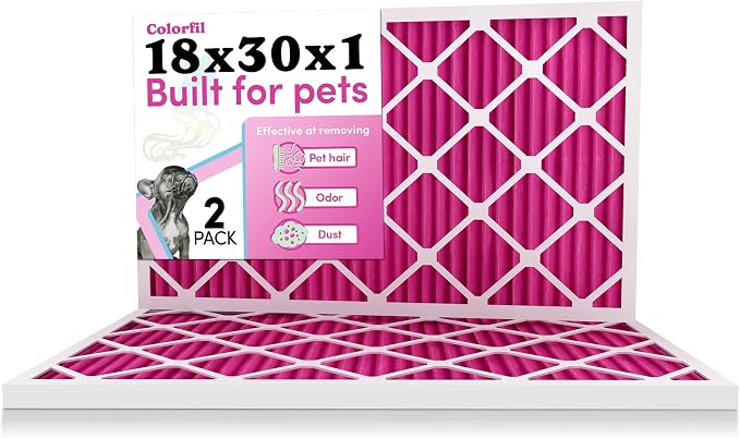 18x30x1 Air Filter by Colorfil | Color Changing Filters by ColorfilAirFilters