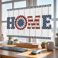 Farmhouse HOME Letters Flower Indoor TV Cover, Elastic TV Screen Protector by Unknown