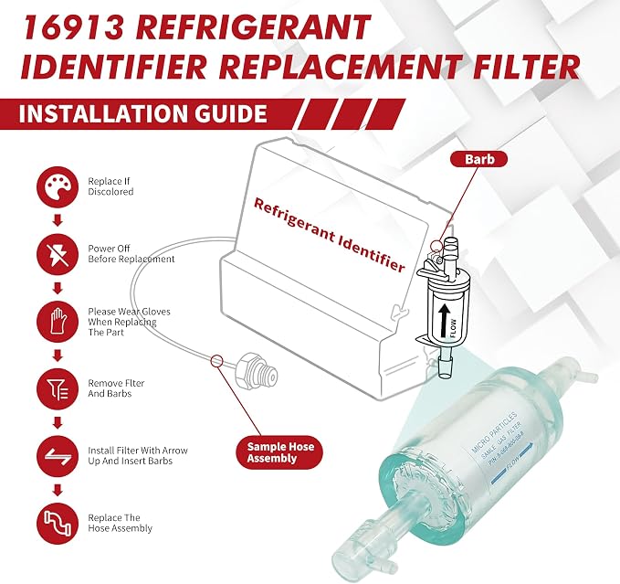 OEM 16913 Refrigerant Identifier Replacement Filter – Compatible Replacement - Image 6