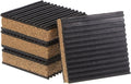 HARFINGTON 4pcs Rubber Anti Vibration Pads 3" x 3" x 7/8" Isolation Vibration by HARFINGTON