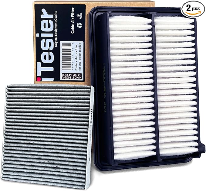 Engine & Cabin Air Filter Kit for CRV 2.0L Hybrid, Accord 2.0L Hybrid, Replaces by ITESIER